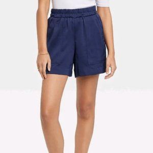 A New Day Satin Navy Shorts